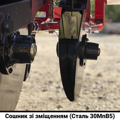 сошник зі зміщенням